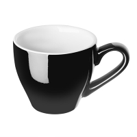 Commercial Espresso Cup | Cafe Coffee Cup | Black Porcelain 12 Pack | Olympia CU952