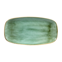 Rectangular Plates | Stonecast Plates | Samphire Green 189 x 355mm | Churchill CY101