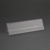 Acrylic Menu Holder | Wide Base Table Stand | Restaurant Display | Olympia D790