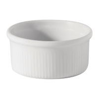 White Ramekins | Porcelain Sauce Dish | 80mm Diameter | Utopia DB857