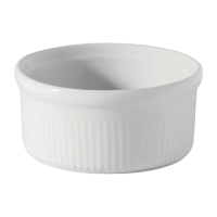 Ramekins | White Ceramic Dishes | 95mm Diameter | Utopia Titan DB858