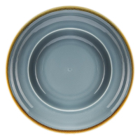Pasta Bowls | Ceramic Kiln Tableware | 250mm Ocean Blue | Olympia DC305
