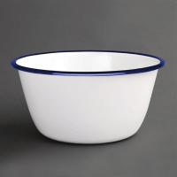 Enamel Pudding Bowl | Ceramic Dessert Dish | 155mm | Olympia DC389