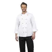 Commercial Chef Jacket | Unisex Long Sleeve White | Whites DL710-S