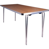 Folding Table | Contour Teak Table | 5ft Rectangular | Gopak DM694