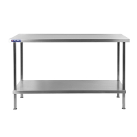 Commercial Stainless Steel Centre Table | Work Bench | 2100mm Kitchen Prep Table | Holmes DR046