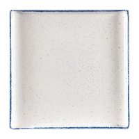 Square Plate | Stonecast Hints Plate | Indigo Blue 303mm | Churchill DW382
