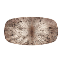 Rectangular Stone Plates | Zircon Brown Serving Platter | 189 x 355mm | Churchill Studio Prints DW395