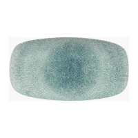 Rectangular Plates | Jade Green Raku Plate | 189 x 355mm | Churchill Studio Prints DW406