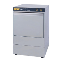 Commercial Undercounter Glasswasher | Bar Glasswasher | 400x400mm Baskets with Drain Pump | Buffalo DW467