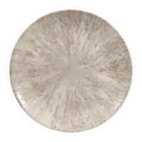 Stone Coupe Plate | Grey Dinner Plate | 260mm Agate Grey | Churchill Studio Prints DW791