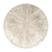 Stone Coupe Plates | Agate Grey Tableware | 165mm Diameter | Churchill Studio Prints DW793