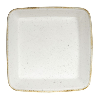Square Baking Dish | Porcelain Oven Dish | 250mm Barley White | Churchill Stonecast DY200