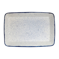 Rectangular Baking Dish | Stonecast Ceramic Dish | Indigo Blue 250 x 380mm | Churchill DY207