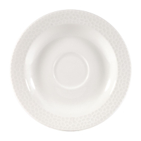White Saucer | Porcelain Dishes | 128mm | Pack of 12 | Churchill Isla DY842
