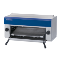 Commercial Salamander Grill | Countertop Electric Grill | Fast Heat Up | Blue Seal Evolution E91B