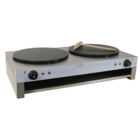 Double Electric Crepe Maker | Commercial Pancake Griddle | 2 Plate | Modena ECL2