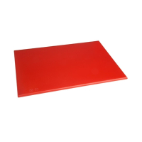 High Density Chopping Board | Anti Microbial Cutting Board | Red Kitchen Board | Hygiplas F155