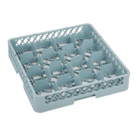 Commercial Glass Rack | 16 Compartment Dishwasher Rack | Stackable Storage | Vogue F612