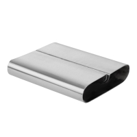 Menu Card Holder | Curved Stainless Steel Display Stand | Restaurant Table Accessories | Olympia F778