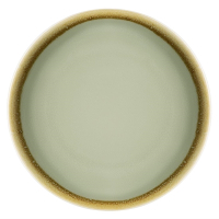 Round Coupe Plates | Kiln Moss Ceramic Tableware | 178mm Pack of 6 | Olympia FA029