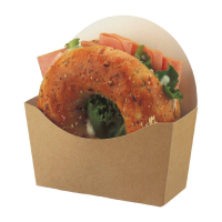 Compostable Bagel Scoops | Kraft Food Container | Pack of 1000 | Colpac FA389