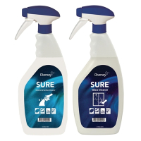 Glass Cleaner | Interior and Surface Cleaner | 750ml Refill Bottles | 6 Pack | SURE FA401