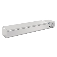 Commercial Countertop Prep Fridge | Refrigerated Prep Unit | 10x 1/4GN Containers with Lid | Polar G-Series FA857