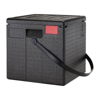 Pizza Delivery Box | Insulated Food Transport Box | Cambro GoBox EPPZ35330RST FB122