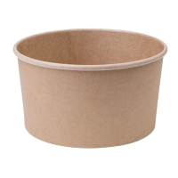 Compostable Salad Bowls | Kraft Paper Containers | 1000ml/35oz | Fiesta Green FB198