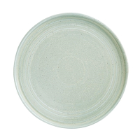 Cavolo Flat Round Plate | Spring Green Ceramic Dinnerware | 270mm | Pack of 4 | Olympia FB564