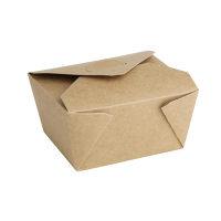 Compostable Paperboard Food Cartons | Eco-Friendly Takeaway Containers | 600ml/21oz | Fiesta Green FB673