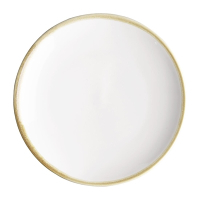 Round Coupe Plate | Kiln Collection | Chalk 178mm | Olympia FB980