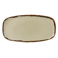 Oblong Chefs Plates | Linen Serving Platters | 355 x 189mm | Dudson Harvest FC034