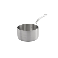 Copper Core Saucepan | 5-ply Stainless Steel Cookware | 200mm Professional Pan | Samuel Groves FD096