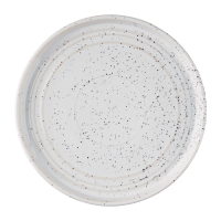 Cavolo Flat Round Plates | White Speckle Tableware | 180mm | Olympia FD902