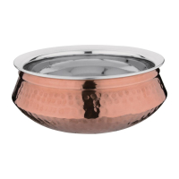 Large Handi Serving Dish | Copper Serving Bowl | 200mm Diameter | Olympia FE299