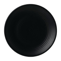 Coupe Plate 228mm | Porcelain Dinner Plate | 9-inch Round Plate | Dudson Evo Jet FE323