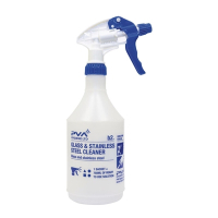 Commercial Glass Cleaner | Stainless Steel Cleaner | Trigger Spray Bottle 750ml | PVA Hygiene FE769