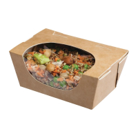 Compostable Salad Boxes | Kraft Extra-Small Containers | 375ml/13oz | Colpac Zest FP582