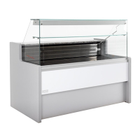Commercial Serve Over Counter | Display Fridge | 1500mm Grey | Zoin Tibet FP924-150