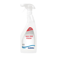 Wax Free Floor Polish | Floor Cleaner | 750ml 6-Pack | Cleenol Lift FS090