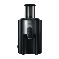 Commercial Spin Juicer | Centrifugal Juice Extractor | 900W Motor | Braun J500 FS162
