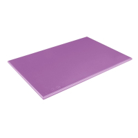 Commercial Chopping Board | High Density Purple Cutting Board | 450x300x25mm | Hygiplas FX102