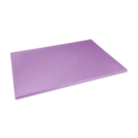 Low Density Chopping Board | Purple Colour Coded Board | 600x450x20mm | Hygiplas FX109