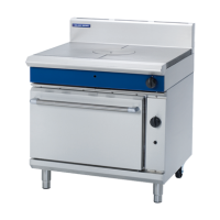 Commercial Solid Top Propane Gas Oven Range | Professional LPG Range Cooker | Heavy Duty Kitchen Equipment | Blue Seal G570-LPG