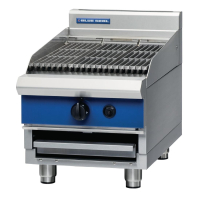 Commercial Countertop Chargrill | Natural Gas Grill | Heavy Duty | Blue Seal G593B