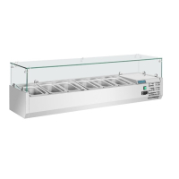 Commercial Refrigerated Servery Topper | Cold Display Counter | 6 GN Capacity | Polar GD876