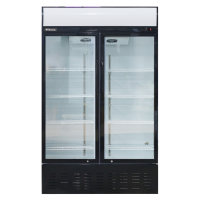 Commercial Glass Door Merchandiser | Double Door Display Fridge | 630L Capacity | Blizzard GD630