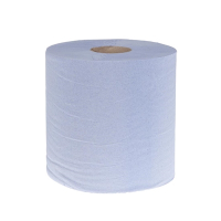 Blue Centrefeed Roll | Paper Towel Dispenser Refill | 1-Ply 6 Pack | Jantex GD833